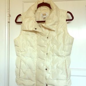 Talbots goose down puffer vest